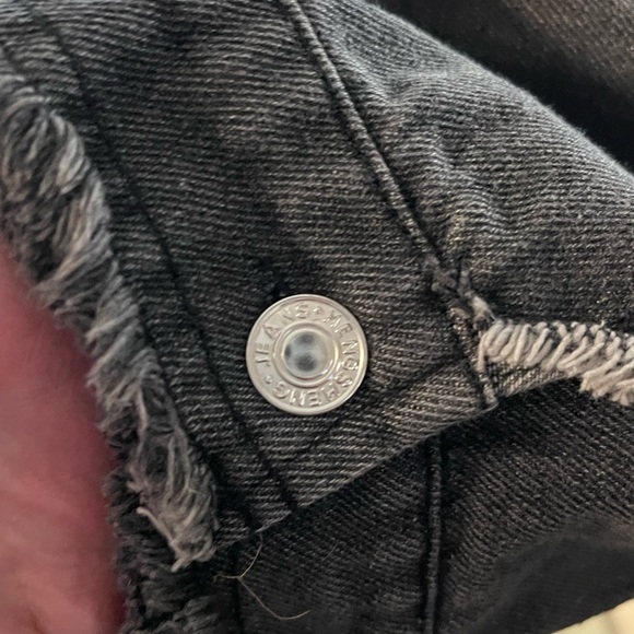 Jean jacket with rhinestone fringe - Picture 7 of 7